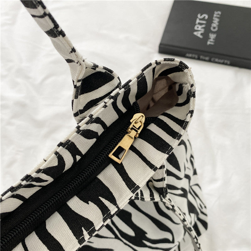 Bolso de lona de hombro gran capacidad casual