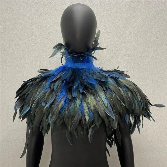 Capa de Plumas para Mujer – Chal de Fiestas