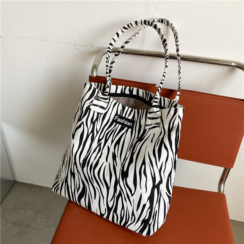 Bolso de lona de hombro gran capacidad casual