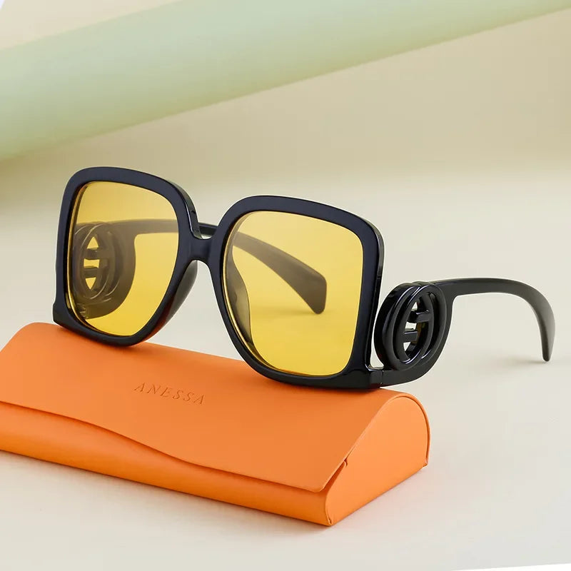 Gafas de Sol de Montura Grande para Mujer