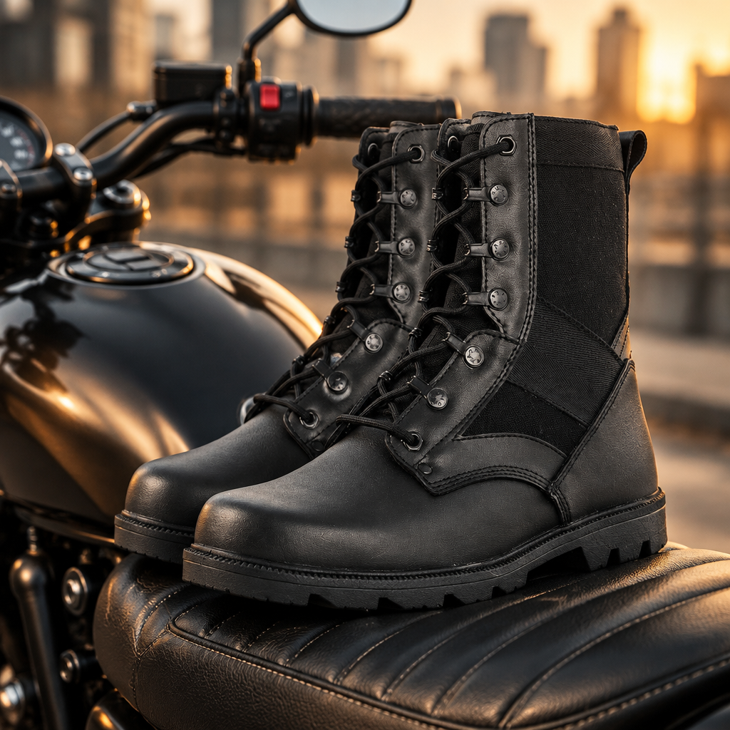 Botas tácticas de exterior de Lana y Sencilla para hombre