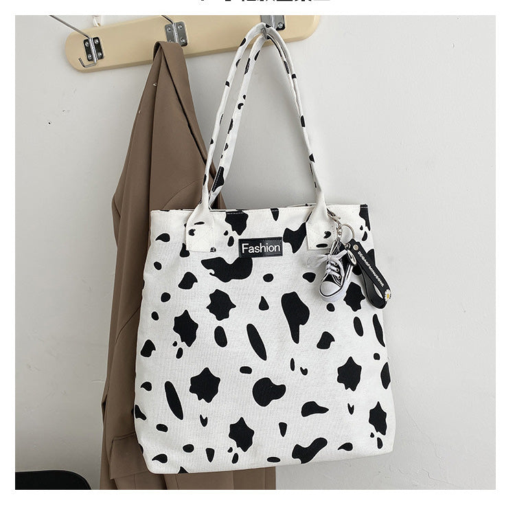 Bolso de lona de hombro gran capacidad casual