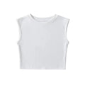 Women's Sleeveless Slim Fit Crop Top