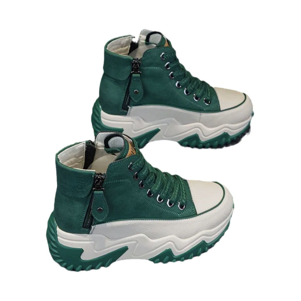 Small niche high top women's shoes thick soled casual versatile sports shoes | Otoño Invierno
