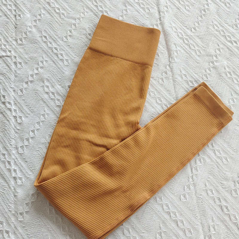 Pantalones de Yoga Sin Costuras para Mujer – Efecto Levanta Glúteos
