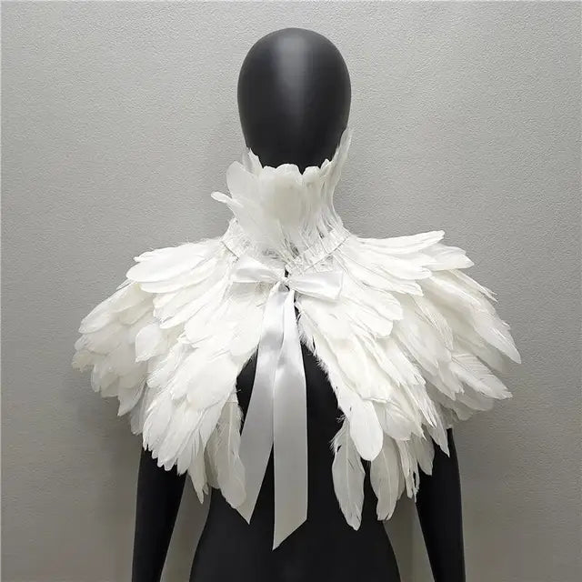 Capa de Plumas para Mujer – Chal de Fiestas