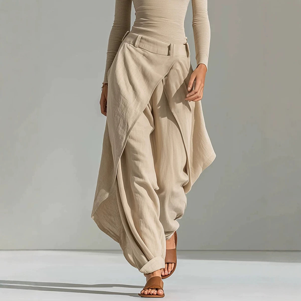 Conjunto Dos Piezas Top Holgado y Pantalón para Mujer
