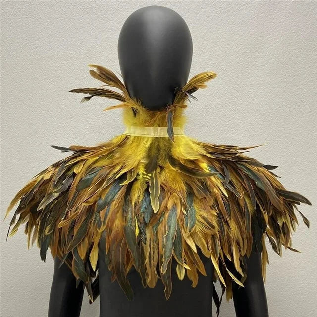 Capa de Plumas para Mujer – Chal de Fiestas