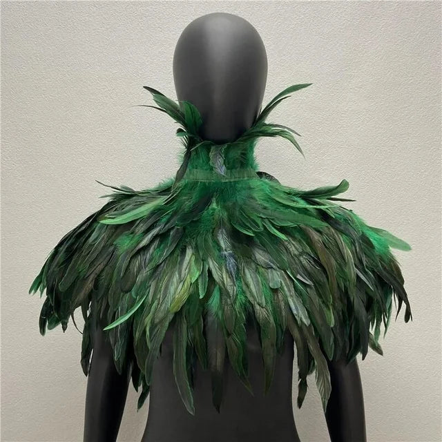 Capa de Plumas para Mujer – Chal de Fiestas