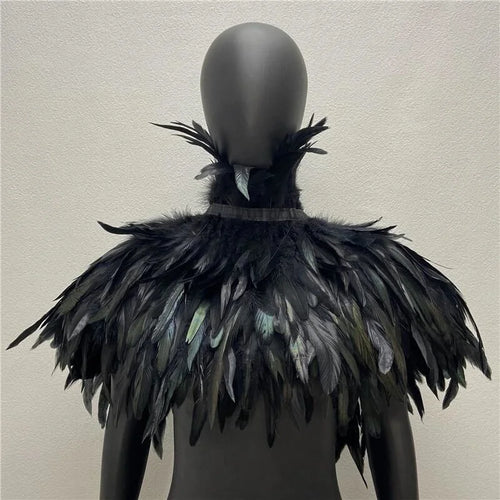 Capa de Plumas para Mujer – Chal de Fiestas