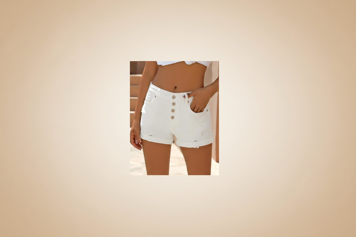 Shorts vaqueros blancos - hero banner